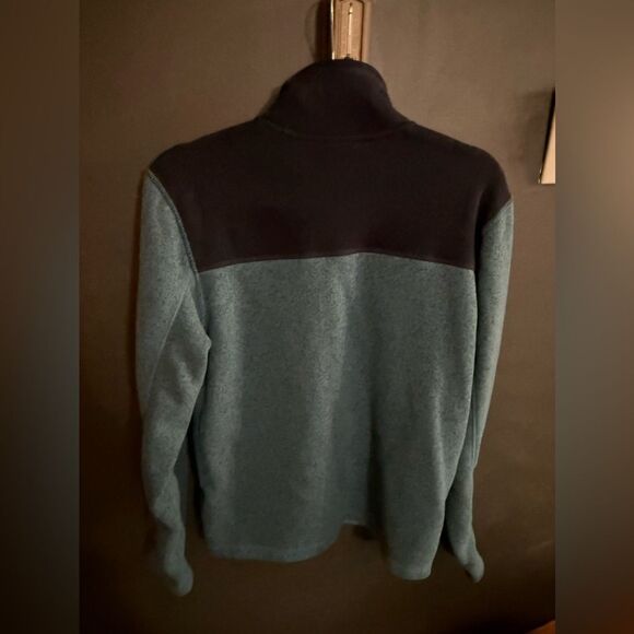 The Northface Zip Men's Fleece Jacket Size Small Two Tone Blue - Picture 8 of 12